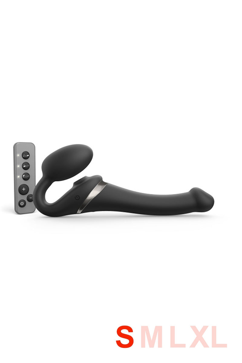 Gode ceinture multi orgasme Strap-On-Me, coloris noir, taille S