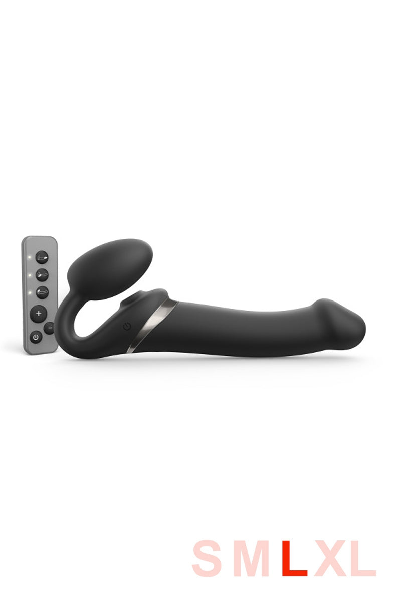 Gode ceinture multi orgasme Strap-On-Me, coloris noir, taille L
