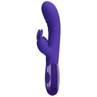 Vibromasseur rabbit violet, mini wand rose fuchsia et œuf vibrant violet