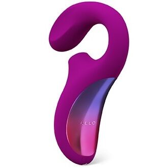 vue arrière du stimulateur clitoridien et point g lelo enigma cruise violet