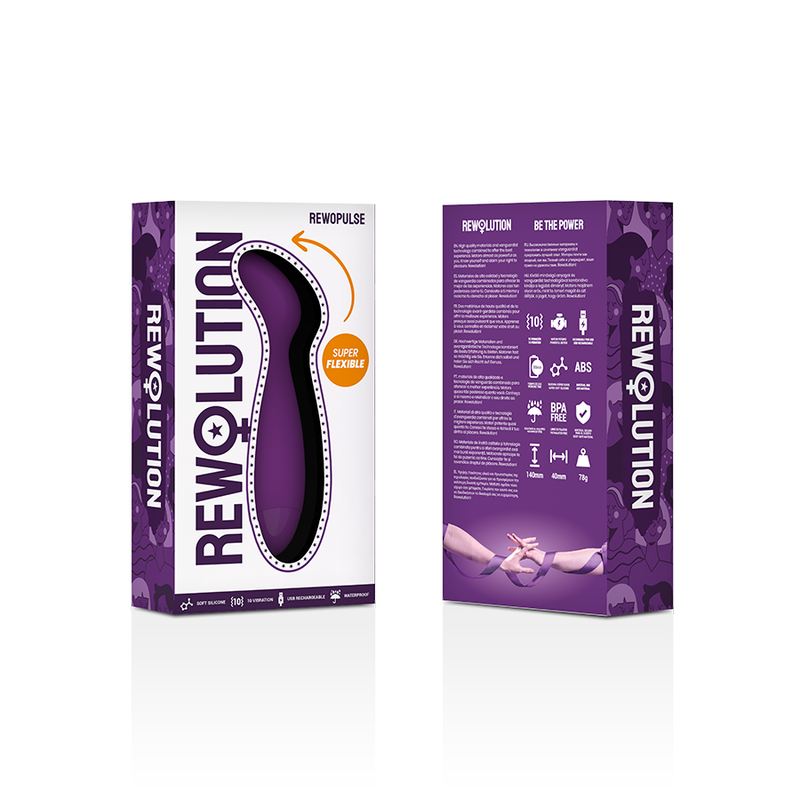 Vibromasseur Point G - "Rewopulse" violet - Naturel Ethique