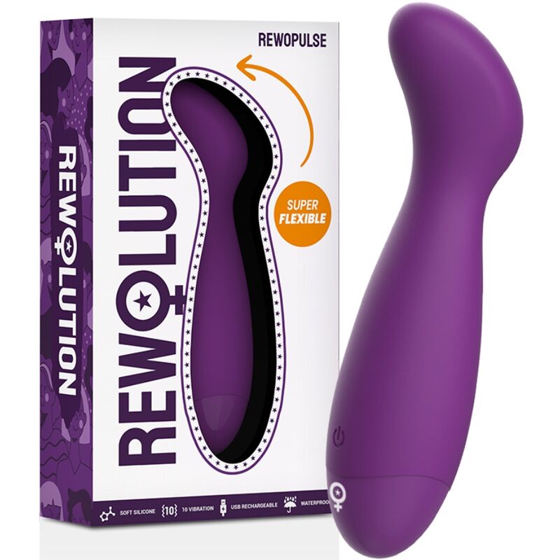 Vibromasseur Point G - "Rewopulse" violet - Naturel Ethique