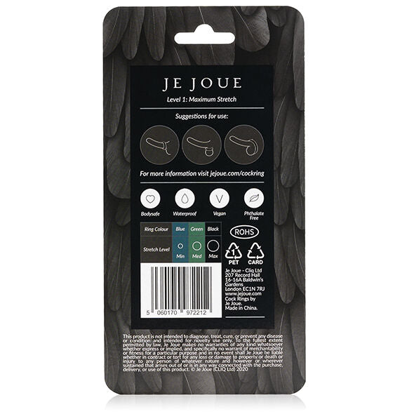 Anneau pénien luxe - Noir - Naturel Ethique
