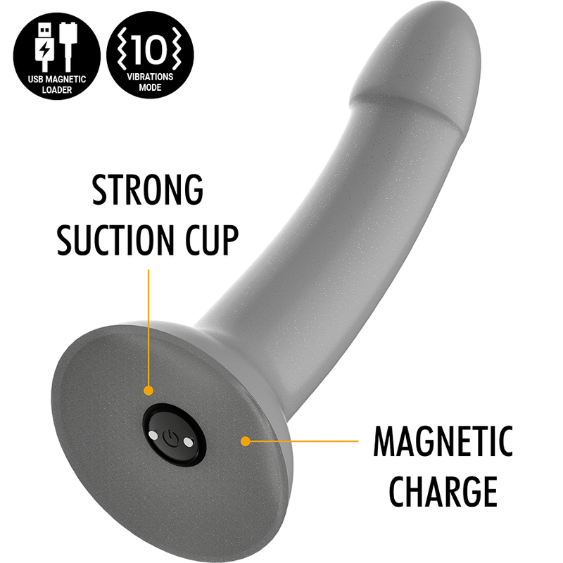 MYTHOLOGY - RUNE MAJESTIC DILDO S - VIBRATEUR WATCHME TECHNOLOGIE SANS FIL COMPATIBLE - Naturel Ethique