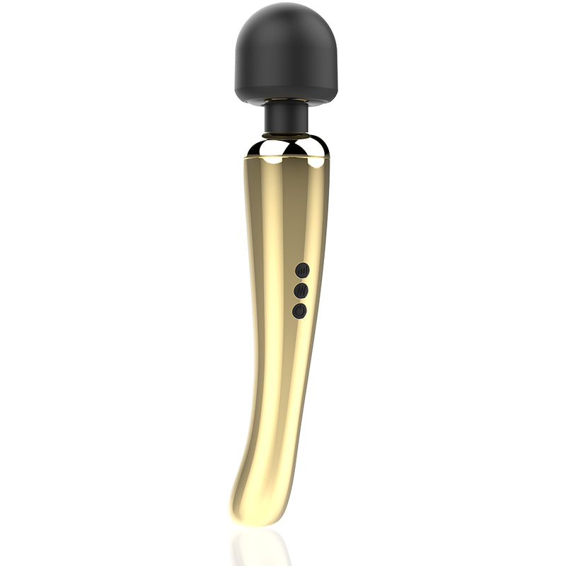 Vibromasseur Wand-" Naomi" doré - Naturel Ethique