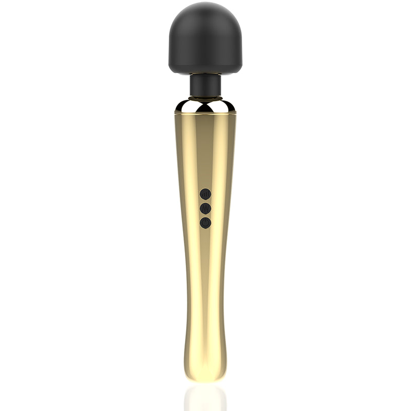 Vibromasseur Wand-" Naomi" doré - Naturel Ethique