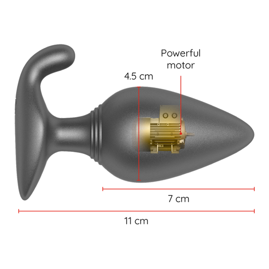 ONINDER - PLUG ANAL VIBRANT RIO NOIR - APPLICATION GRATUITE - Naturel Ethique