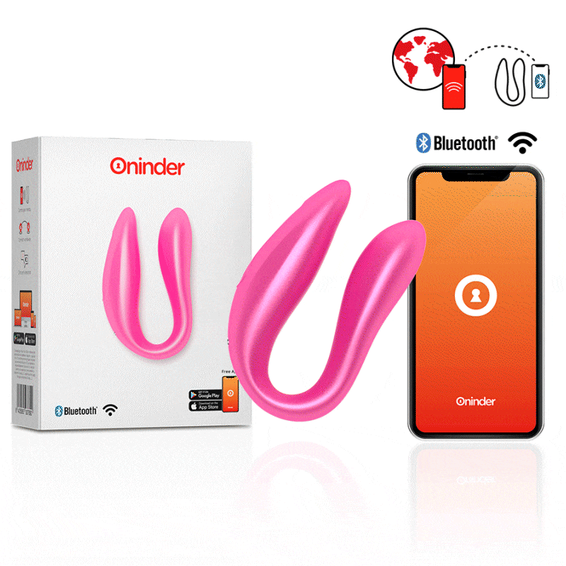 ONINDER - LISBOA G-SPOT & CLITORAL STIMULATEUR NOIR - APPLICATION GRATUITE - Naturel Ethique
