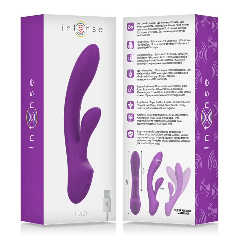 Vibromasseur rabbit - "Luigi" - Naturel Ethique