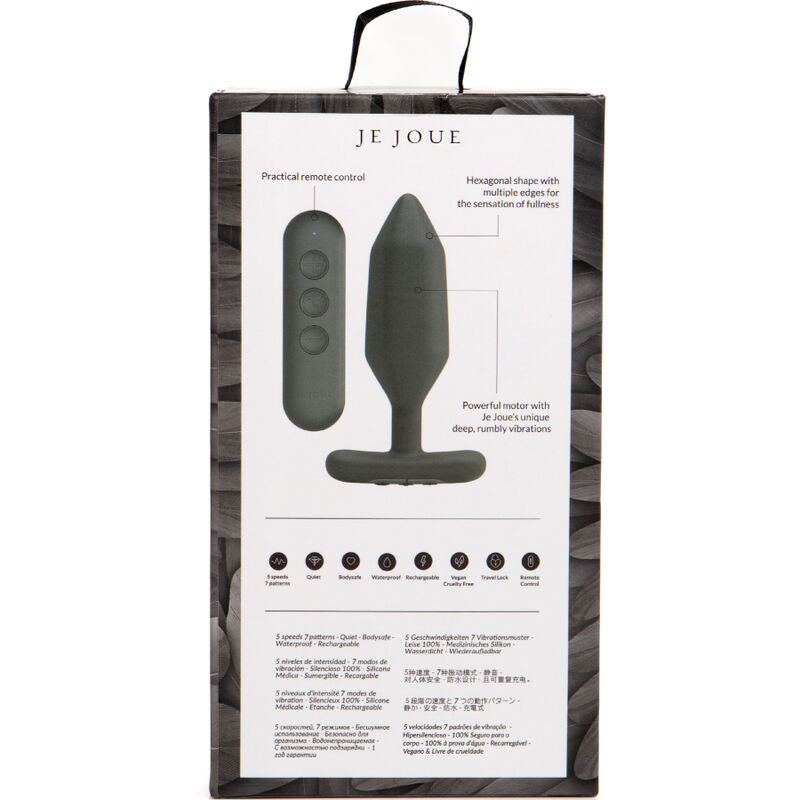 Plug anal Onyx - Noir - Naturel Ethique