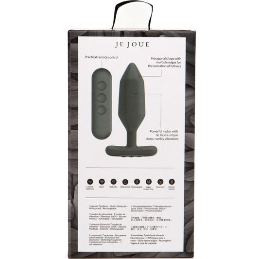Plug anal Onyx - Noir - Naturel Ethique