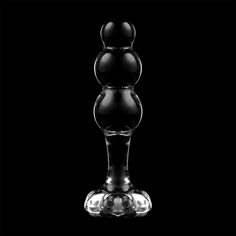 Plug anal en verre - Modèle 1 - Naturel Ethique