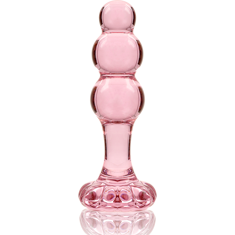 Plug anal en verre - Modèle 1 - Naturel Ethique