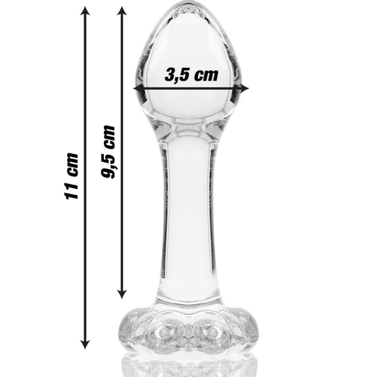 Plug anal glass