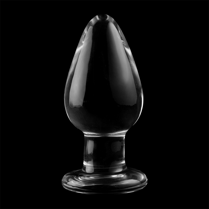 Plug anal en verre - Modèle 3 - Naturel Ethique