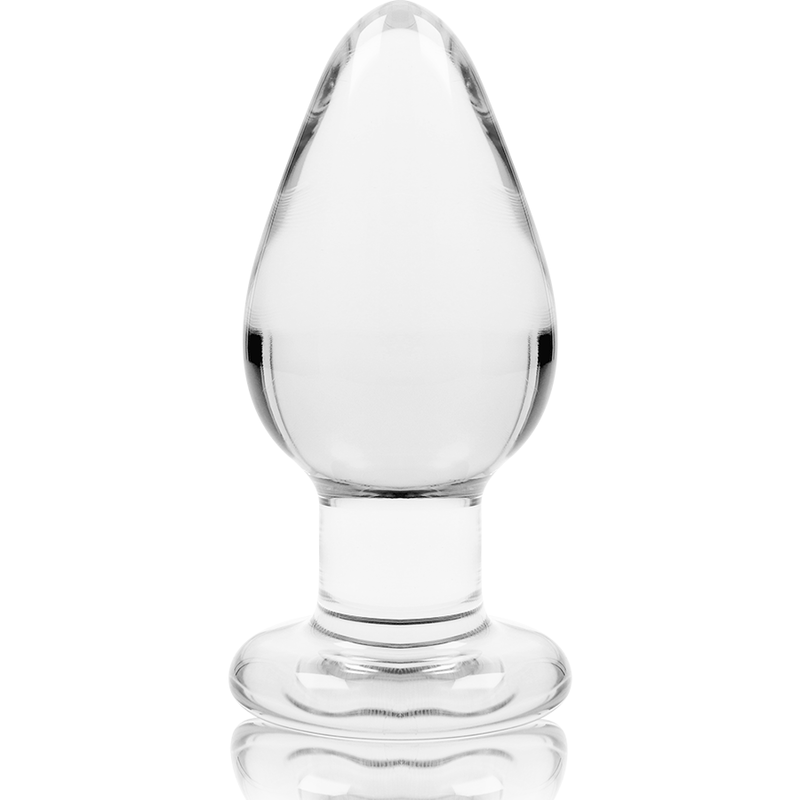 Plug anal en verre - Modèle 3 - Naturel Ethique
