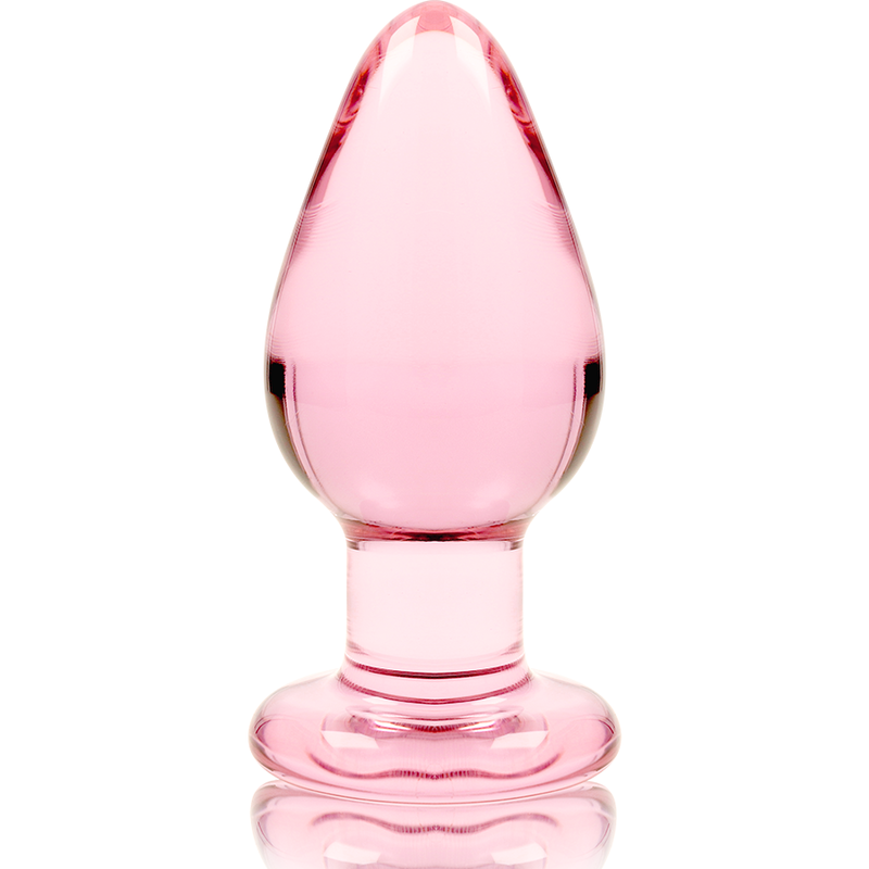 Plug anal en verre - Modèle 3 - Naturel Ethique