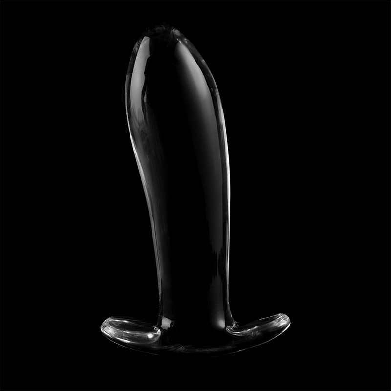Plug anal en verre - Modèle 5 - Naturel Ethique