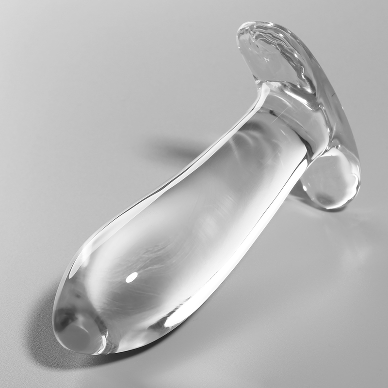 Plug anal en verre - Modèle 5 - Naturel Ethique
