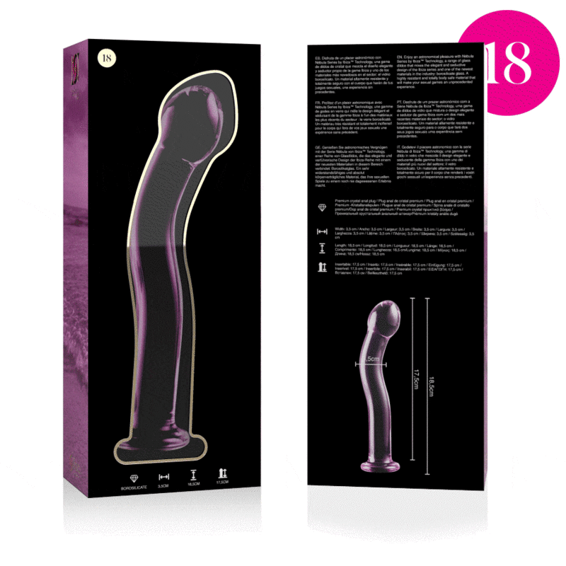 Gode en verre - Modèle 18 - Naturel Ethique