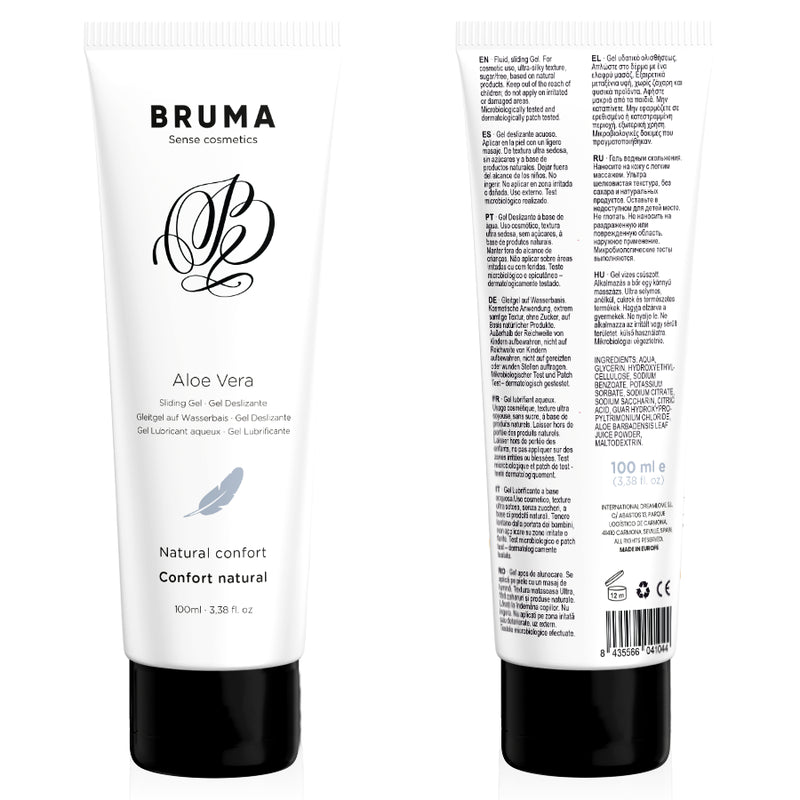BRUMA - GEL GLISSANT ALOE VERA CONFORT NATUREL 100 ML - Naturel Ethique