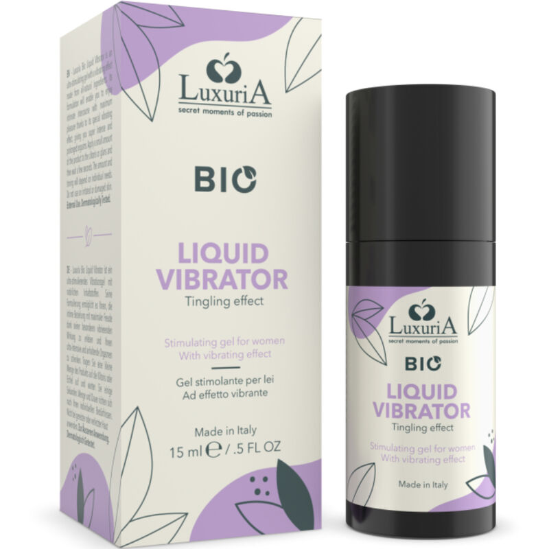 gel stimulant feminin luxuria bio stimulation clitoridienne effet vibrant