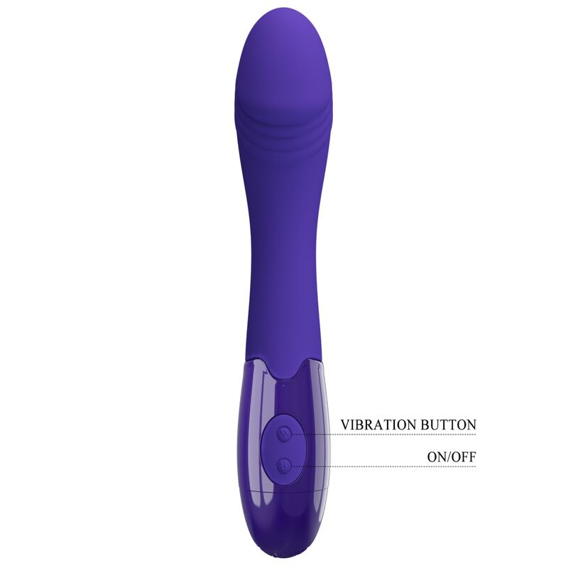 PRETTY LOVE - DILDO VIBRATEUR VIOLET ELEMENTAL YOUTH - Naturel Ethique