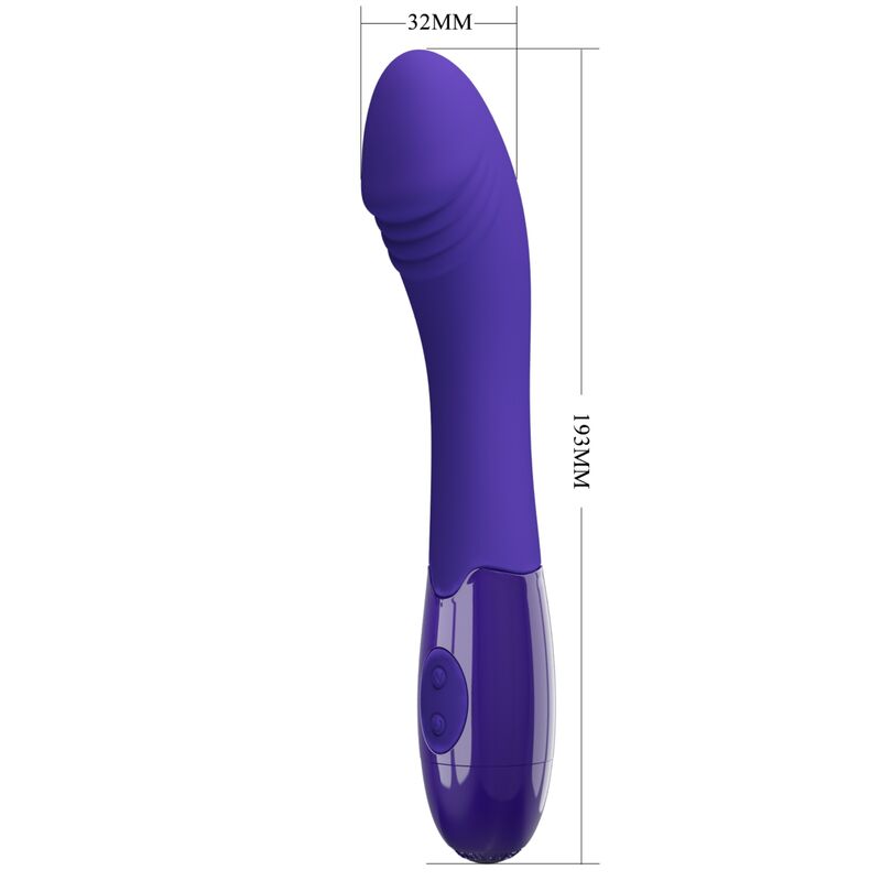PRETTY LOVE - DILDO VIBRATEUR VIOLET ELEMENTAL YOUTH - Naturel Ethique