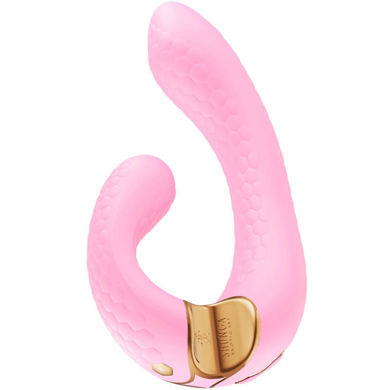 Vibromasseur double stimulation Miyo -Rose - Naturel Ethique