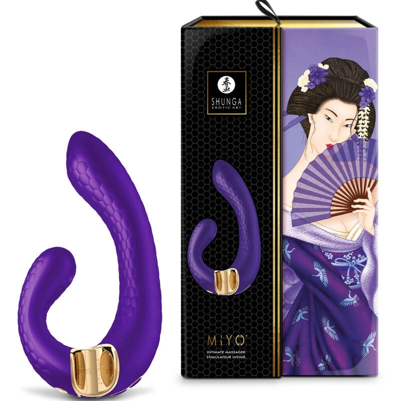 Vibromasseur double stimulation Miyo -Rose - Naturel Ethique