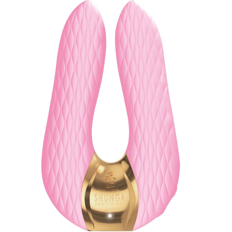 Vibromasseur double stimulation Aiko - Rose - Naturel Ethique