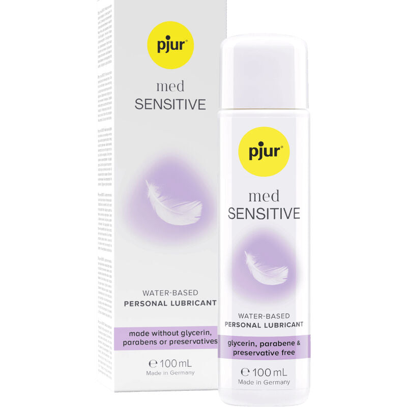Med Sensitive de Pjur, lubrifiant à base d'eau sans glycérine ni parabènes pour muqueuses sensibles