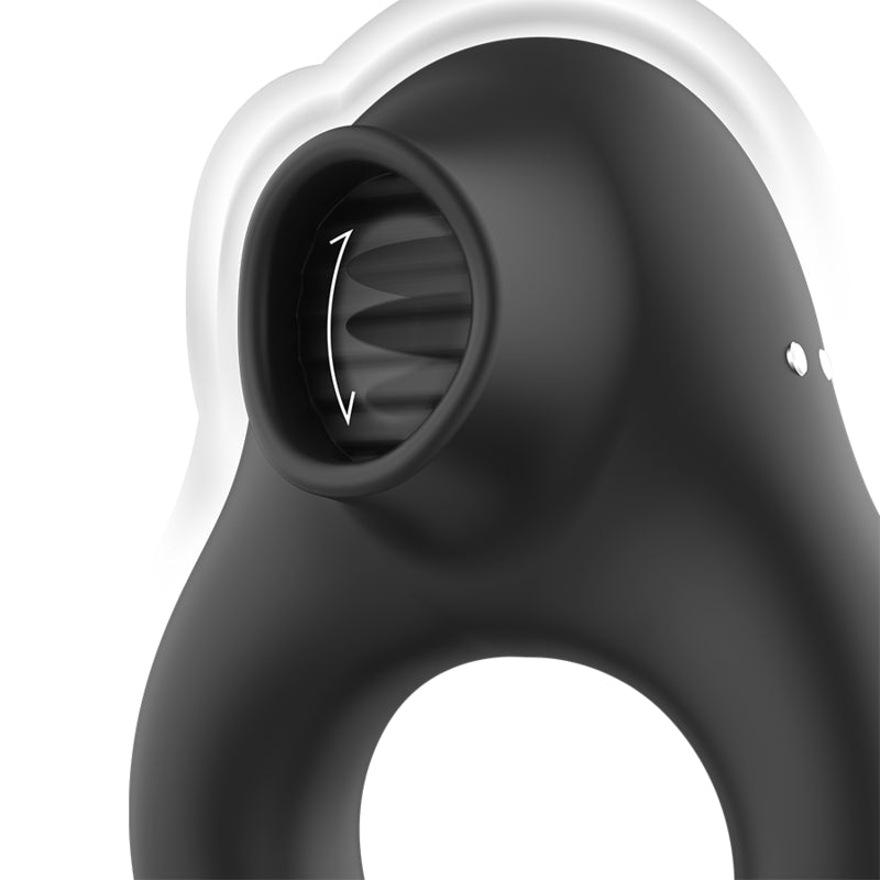 Cockring vibrant silicone - Noir - Naturel Ethique