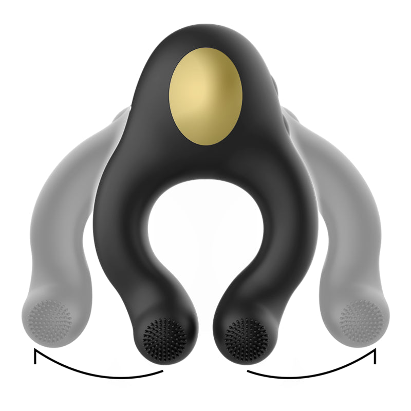 Cockring vibrant silicone - Noir - Naturel Ethique