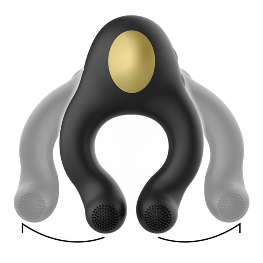 Cockring vibrant silicone - Noir - Naturel Ethique