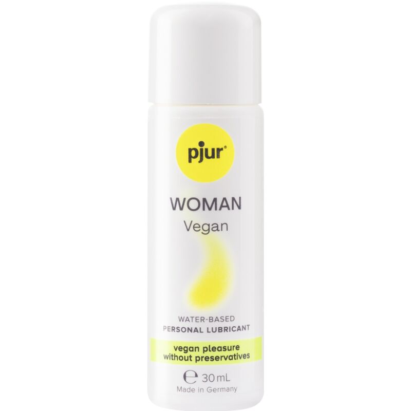 Flacon de lubrifiant intime pjur Woman Vegan 100 ml à base d'eau