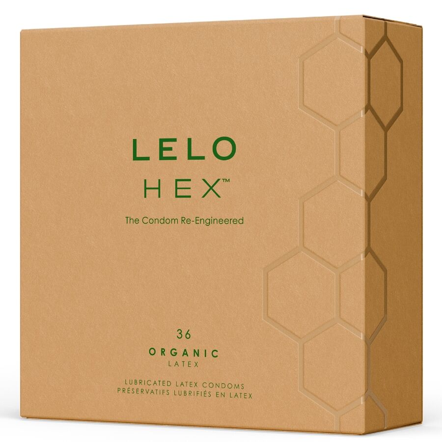 Préservatif bio LELO HEX Organic en latex biologique certifié