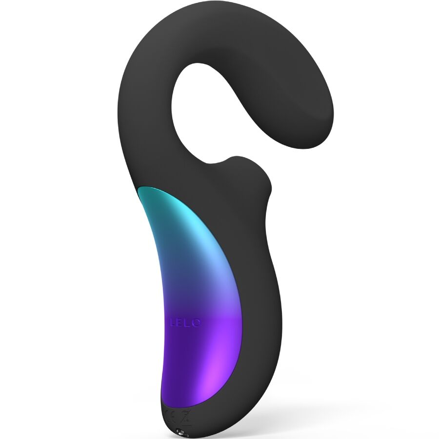 Lelo Enigma Wave noir, vibromasseur triple stimulation clitoris et point G