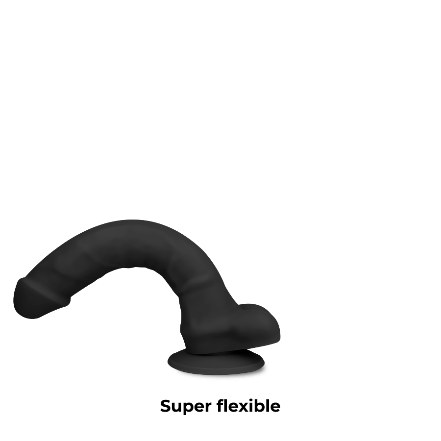 COCK MILLER - SILICONE DENSITÉ COCKSIL ARTICULABLE NOIR 19,5 CM - Naturel Ethique
