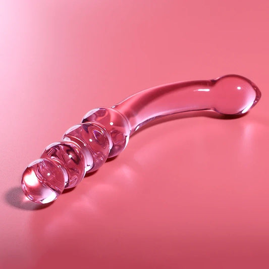 Le test du gode en verre rose