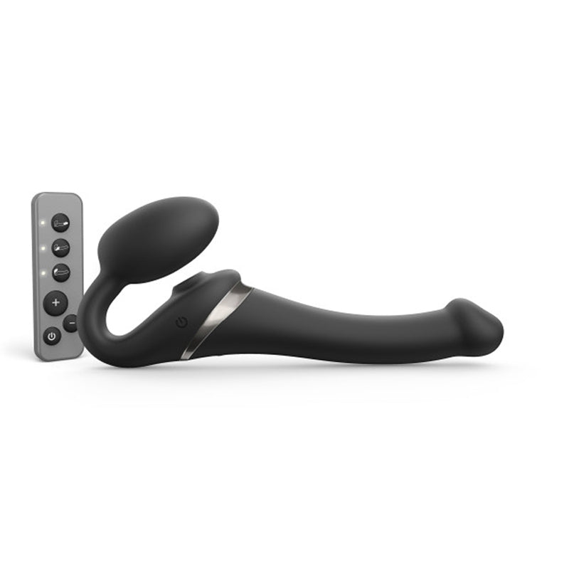 Gode ceinture multi orgasme Strap-On-Me, coloris noir, taille S