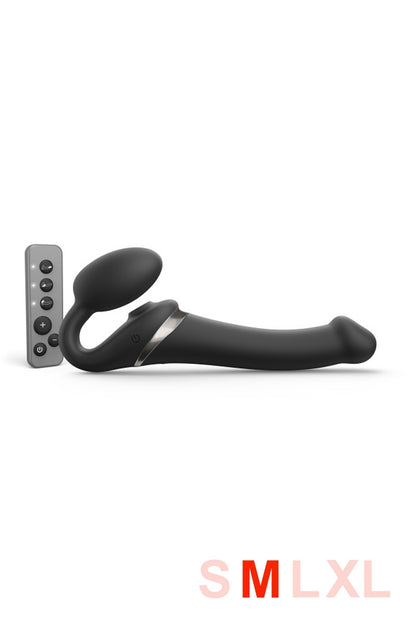 Gode ceinture multi orgasme Strap-On-Me, coloris noir, taille M