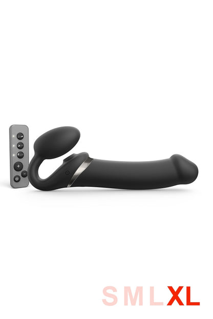 Gode ceinture multi orgasme Strap-On-Me, coloris noir, taille XL