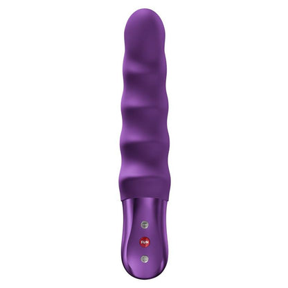 Pulsateur Fun Factory Stronic Surf en silicone, relief ondulé sur toute la tige