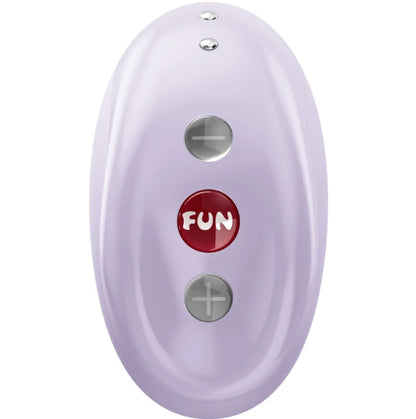 Stimulateur clitoridien Fun Factory violet design compact pour stimulation intense et ciblée vu de face