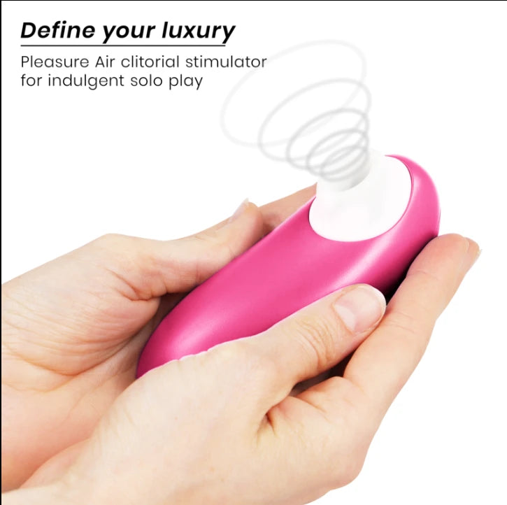 Womanizer Starlet 3 rose tenu en main, stimulateur clitoridien Pleasure Air à ondes de pression