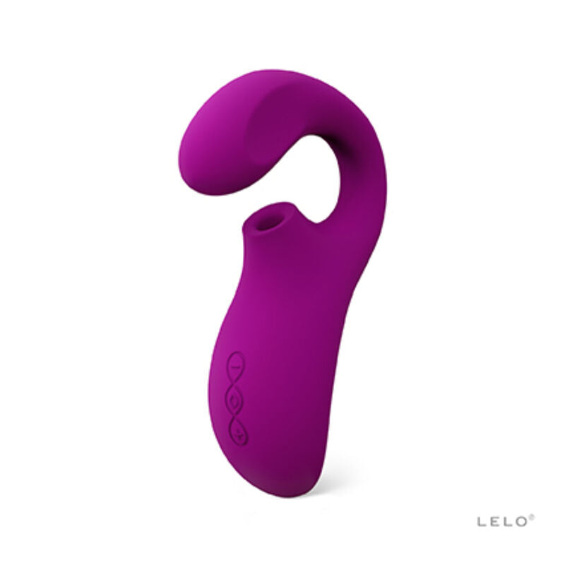 vue avant du vibromasseur double clitoridien et point g LELO Enigma Cruise violet