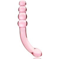 Gode en verre rose