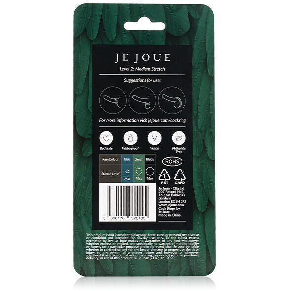 Anneau penien Choke - Vert - Naturel Ethique