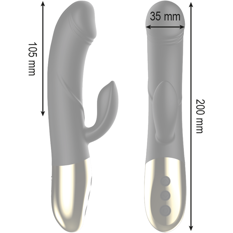 Vibromasseur rabbit chauffant